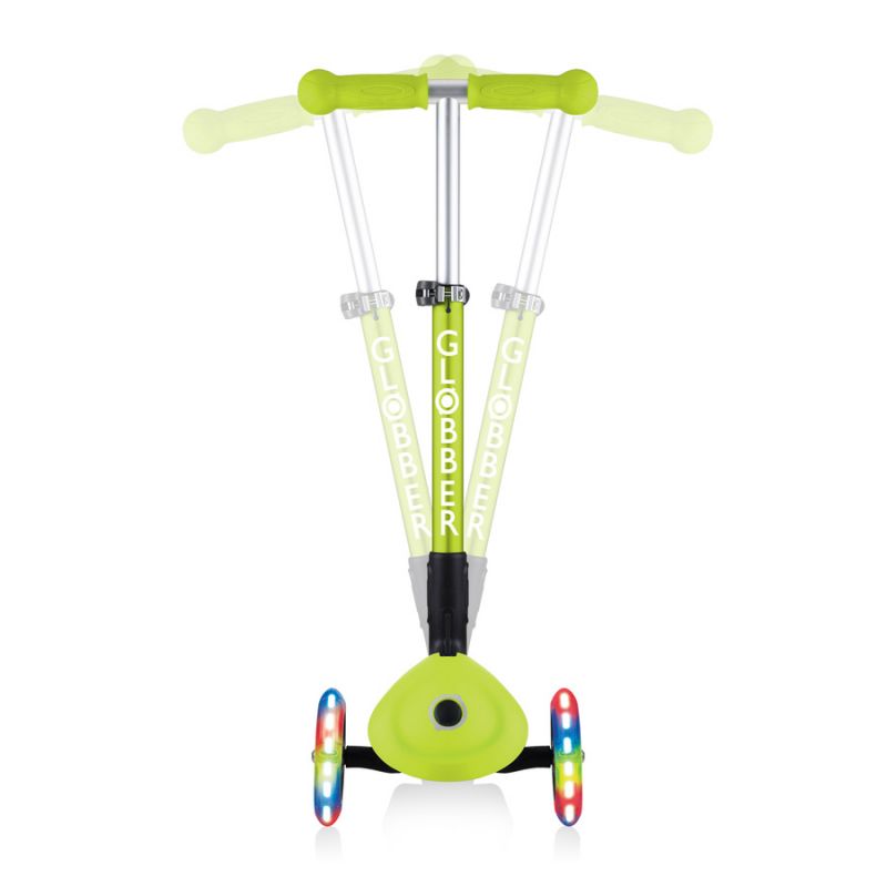 3-wheel scooter Globber Foldable Lights Lime Green Jr 437-106 Accessories/Skating/Hulajnogi Your Sports Performance