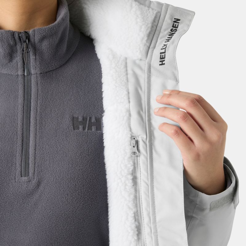Helly Hansen Women's W Crew Hooded Pile Jacket 34527 853