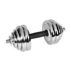 REBEL ACTIVE ADJUSTABLE CHROME DUMBBELLS IN CASE WITH BAR, SET 30 KG To be categorized Your Sports Performance