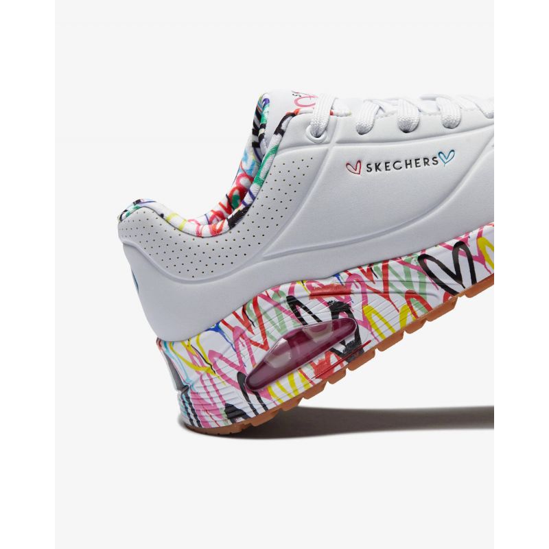 Skechers X Jgoldcrown Uno Loving Love W shoes 155506-WHT Footwear/Lifestyle/Skechers Skechers
