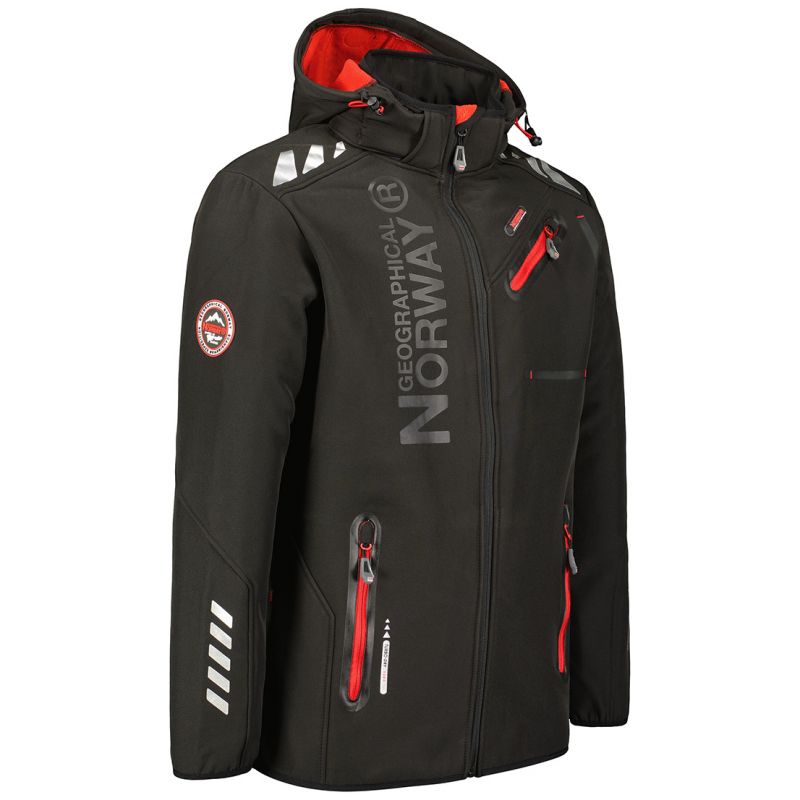 Geographical Norway Softshell Jacket Royaute DB 068 M WY2000H/GN/Black / Red Clothing/Outdoor/Geographical Norway Your Sports Performance