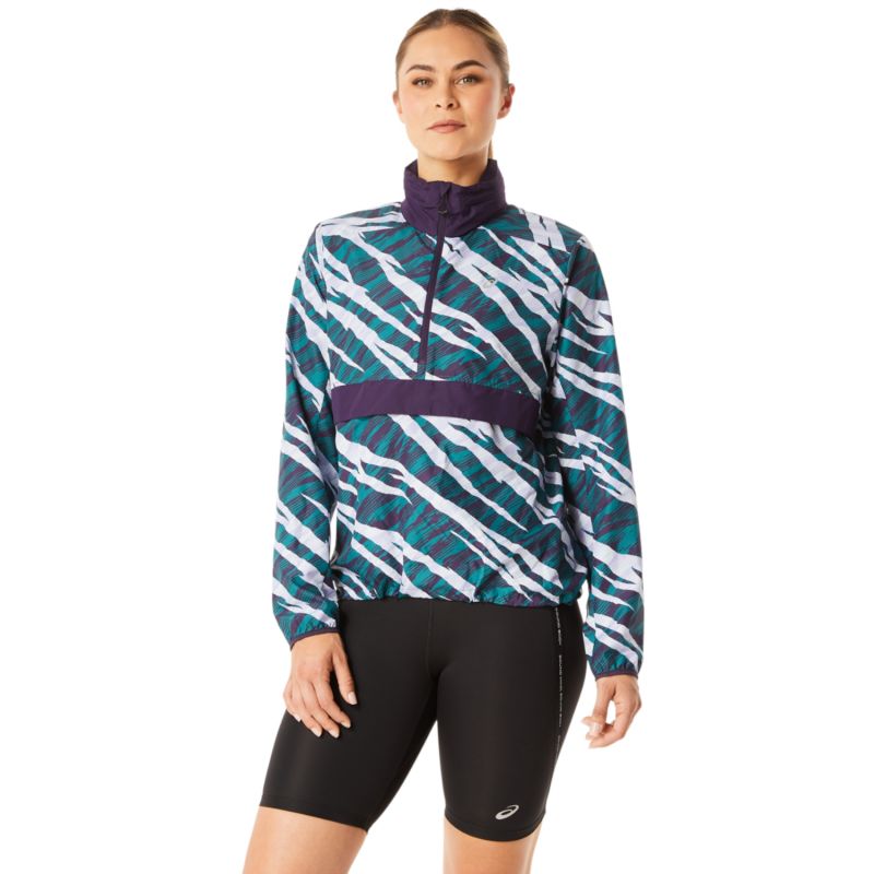 Asics Wild Camo Anorak Jacket W 2012C495-500 Clothing/Running Asics