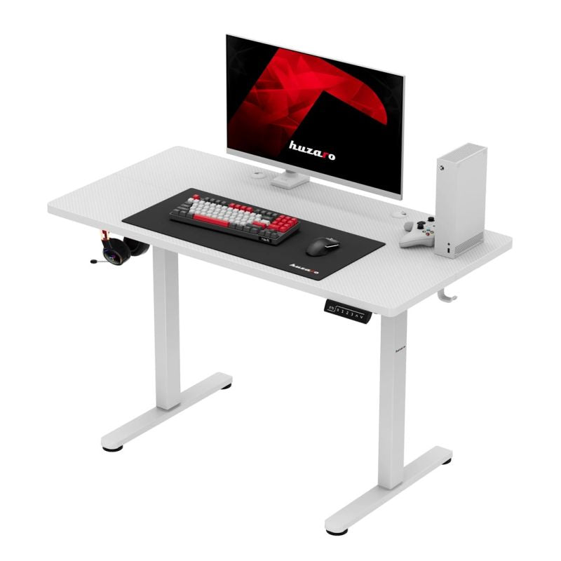 Huzaro Hero 8.1 White Gaming Desk Gaming PC/Stoliki i biurka Your Sports Performance