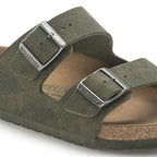 Birkenstock Arizona Vegan Microfaser Regular Women's-Men's Desert Dust Thyme Flip-Flops for Wide Feet Vegan (1024550) Footwear/Lifestyle/Birkenstock/Klapki/chodaki Birkenstock