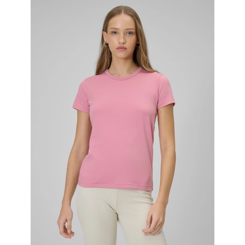 Women's slim plain T-shirt 4F 4FRAW25TTSHF3623-56S 4f