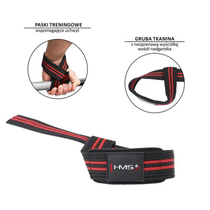 HMS Deadlift training straps F4432 17-62-026 Accessories/Training equipment/Gumy do treningu siłowego Your Sports Performance