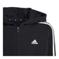 Sweatshirt adidas 3 Stripes FL Full-Zip Hoody Jr. HR6331 Clothing/Lifestyle Adidas
