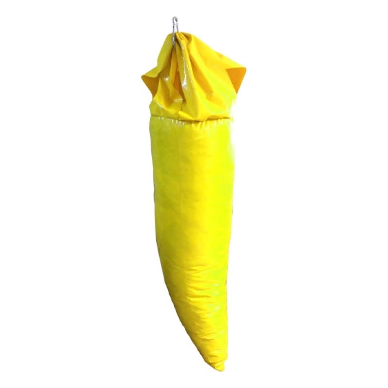 A yellow banana-shaped Plawil bag on jumping ropes In preparation Your Sports Performance