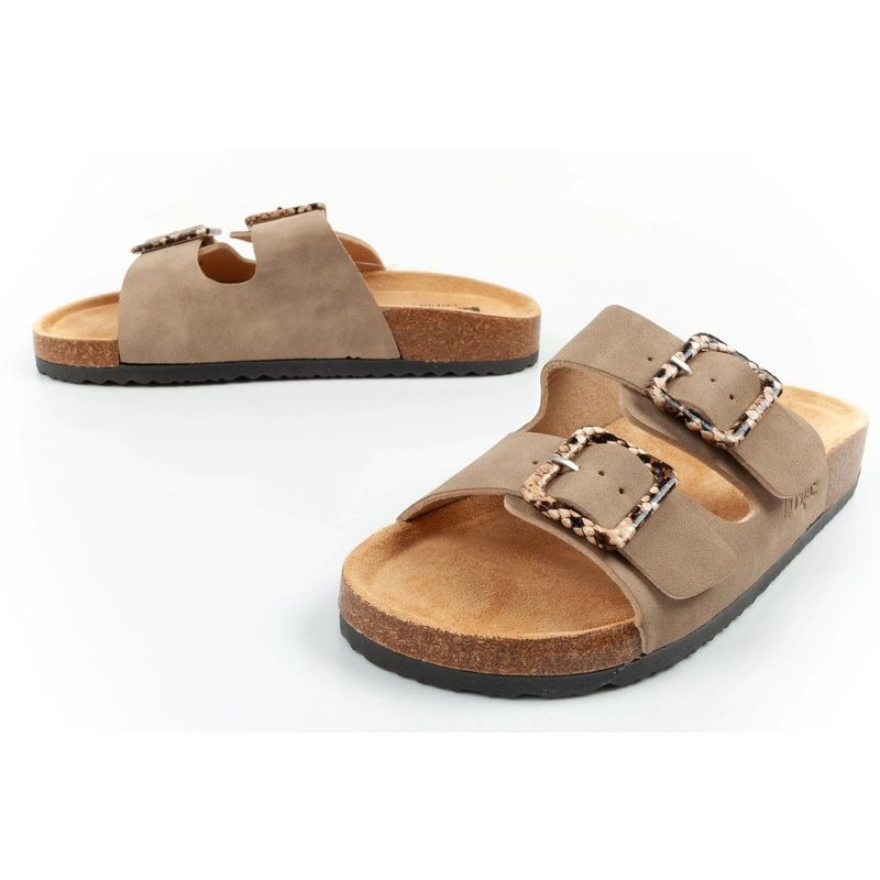 Lee Cooper women's slip-on shoes, khaki, comfortable, lightweight