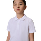 Boy's polo shirt 4F M662 white 4FJWSS26TPTSM662 10S