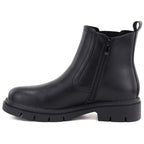 Women's leather ankle boots, black Sergio Leone BT-01-S