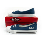 Lee Cooper shoes women's sneakers sporty blue slip-on ballet flats Lee Cooper