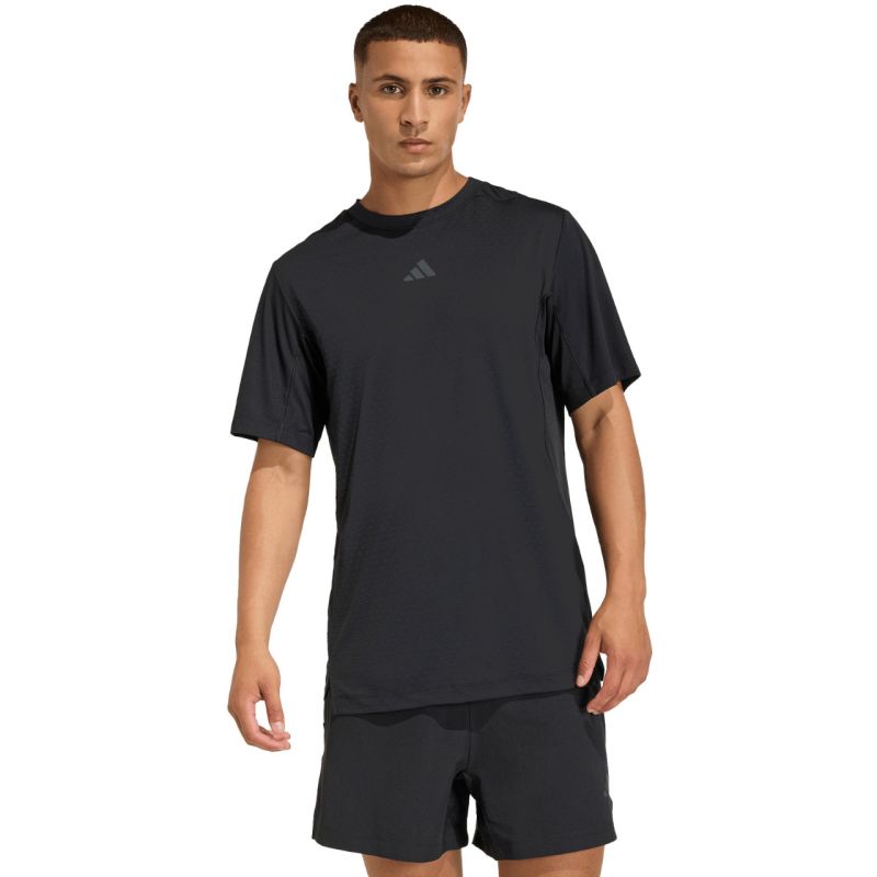Men's adidas D4T PrimeLift 3 Stripes T-shirt black KE9937