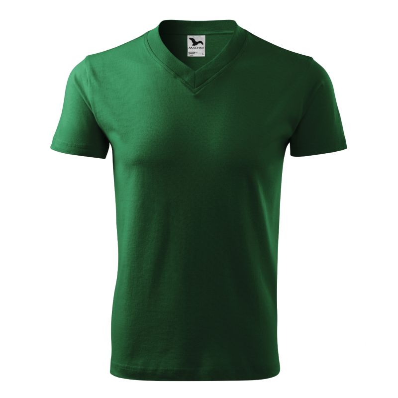 T-shirt Malfini V-neck M MLI-10206 bottle green Clothing/Lifestyle/T-shirts/Malfini Malfini