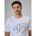 Men's regular T-shirt with 4F logo 4FRSS26TTSHM3999-10S 4f