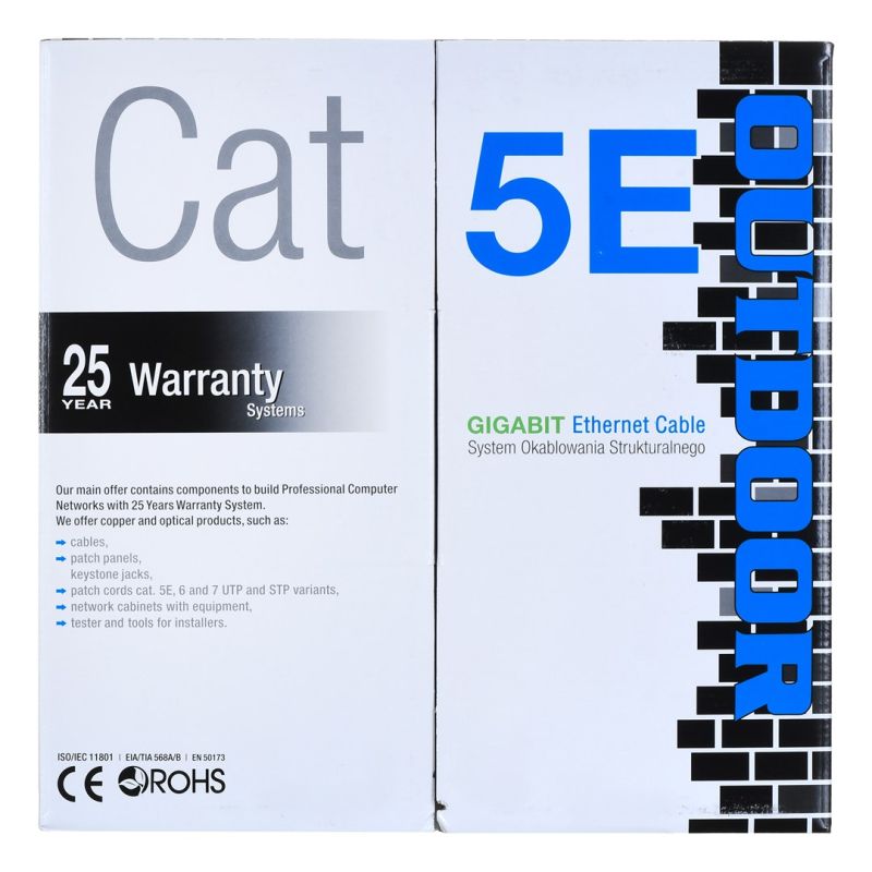ALANTEC U/UTP network cable cat.5e PE OUTDOOR DRY 305m Kable, gniazda i wtyki/Kable sieciowe Your Sports Performance