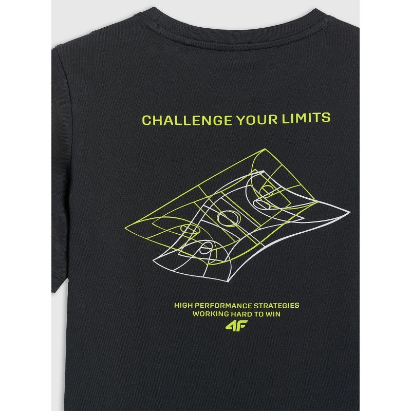 Boy's regular printed T-shirt 4F 4FJWAW25TTSHM2415-20S *Kategoria tymczasowa Your Sports Performance