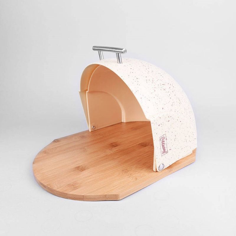 MAESTRO MR-1678-BR-BEIGE bread bin beige AGD - Produkty/Pojemniki na żywność (z tworzywa sztucznego) Your Sports Performance
