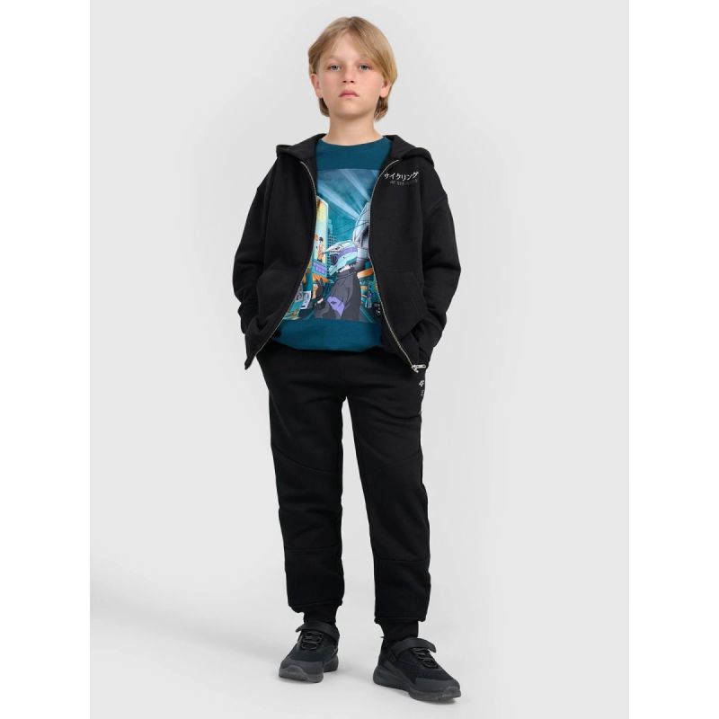Boy's zip-up hoodie sweatshirt 4F 4FJRAW25TSWSM2346-20S *Kategoria tymczasowa Your Sports Performance