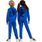 adidas Seasonal Essentials Tiberio 3-Stripes Fleece Tracksuit for Kids Blue JC7488 In preparation Adidas