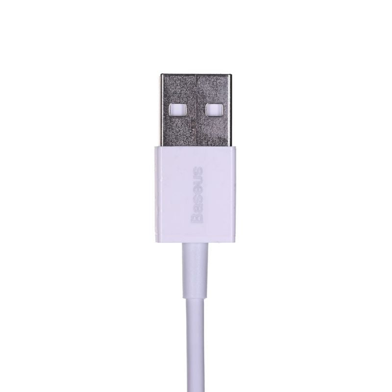 BASEUS CABLE SUPERIOR SERIES, 2.4A, 1M (WHITE) Kable i adaptery/Kable USB Your Sports Performance