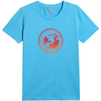 Women's T-shirt 4F F2718 blue 4FWSS26TTSHF2718 33S