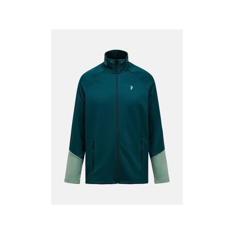 PEAK PERFORMANCE M Rider Essentials Midlayer Zip Jacket Green