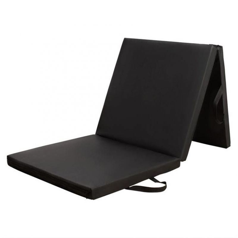 Folding gymnastics mattress black 1800x600x500mm HMS MGS02 In preparation Your Sports Performance