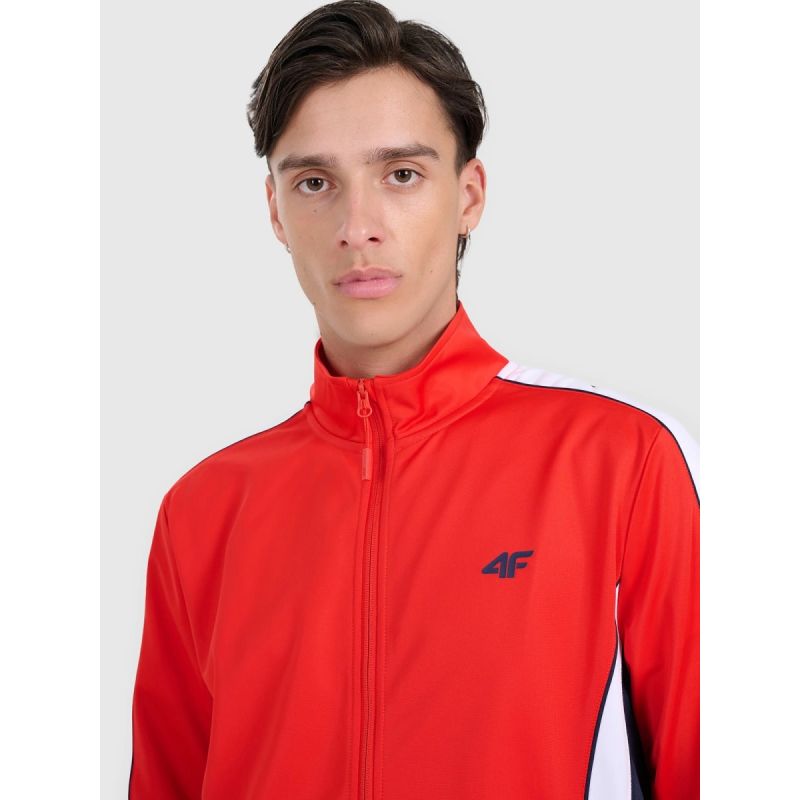 Men's zip-up sweatshirt without hood 4F 4FRAW25TSWSM2459-62S *Kategoria tymczasowa Your Sports Performance
