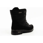 Progress Women’s Winter Boots, Black Insulated Snow Boots with Sheepskin Lining