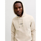 Jack&Jones Men's Hoodie JJESCHO SWEAT HOOD NOOS 12278789 MOONBEAM