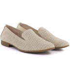 Women's beige lords shoes with zircons Bugatti TT2N4205 Bugatti