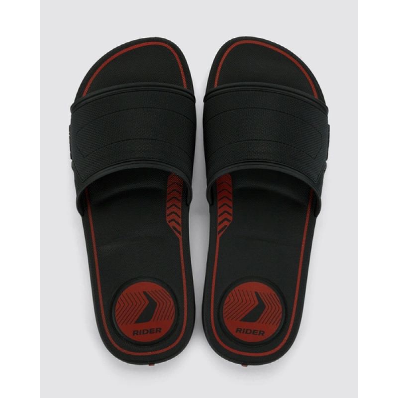 Rider men's sports shoes Start Slide Ad slippers black comfortable