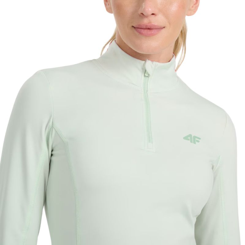 Women's thermal sweatshirt 4F F098 mint 4FWAW25UBRUF098 47S In preparation Your Sports Performance