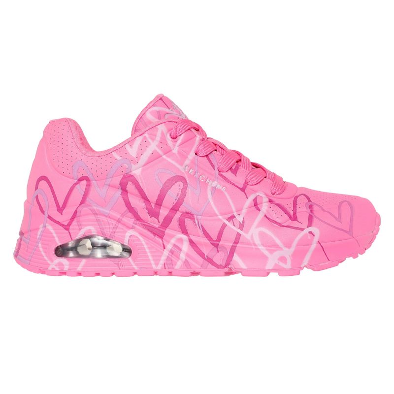 Skechers x JGoldcrown Uno shoes - Spread the Love W 155507-HTPK Footwear/Lifestyle/Skechers Skechers