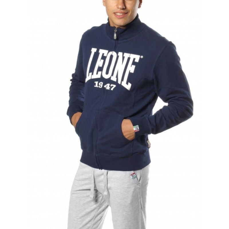 Men's sweatshirt LEONE LSM314/S16 navy blue "M" In preparation Your Sports Performance