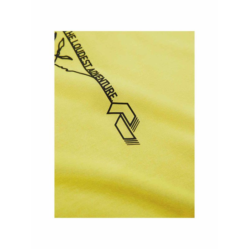 PEAK PERFORMANCE M Wool-Blend Shortsleeve T-shirt, yellow