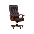 CONSUL brown leather armchair Fotele/Fotele biurowe Your Sports Performance