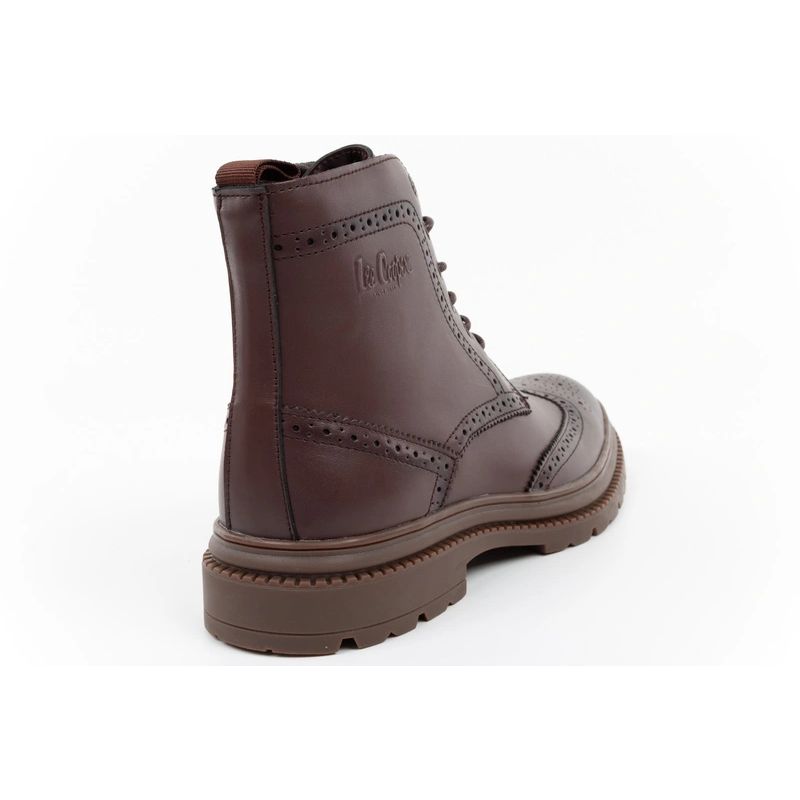 Lee Cooper men’s shoes elegant brown leather Chelsea boots