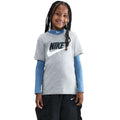 Nike Sportswear Kids' T-Shirt, Grey, FZ5178 064