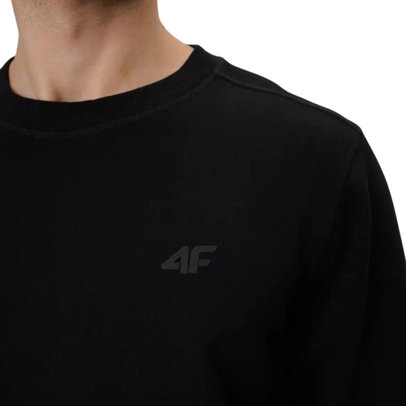 Men's sweatshirt 4F M2549 deep black 4FWMM00TSWSM2549 20S