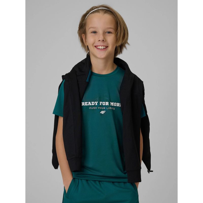 Boy's quick-drying sports T-shirt 4F 4FJRSS26TFTSM2390-46S 4f