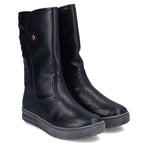 Rieker L2580-00 short insulated black women's boots