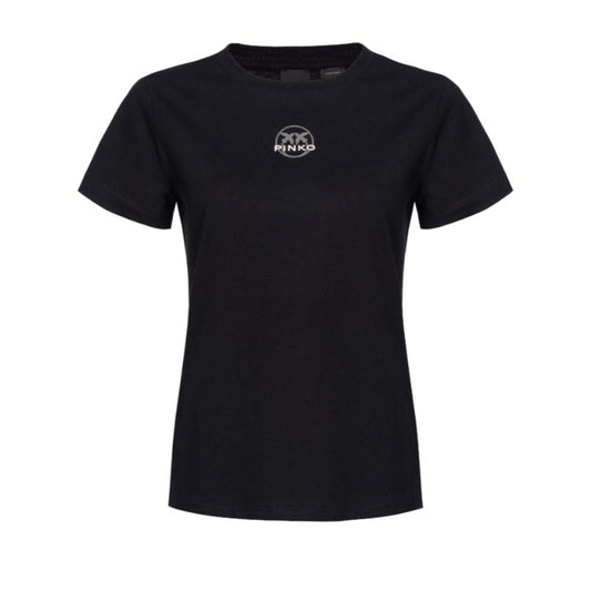 Pinko Logo Bussolotto T-shirt W 100355A0KO Clothing/Lifestyle/T-shirts/Pinko Your Sports Performance