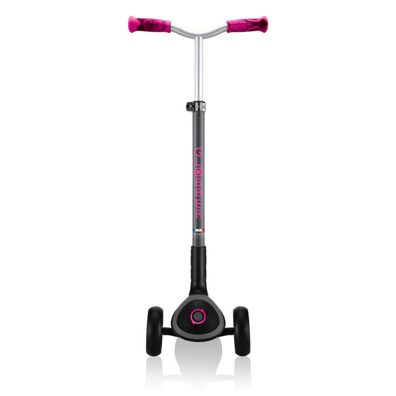 Globber Master Prime 3-Wheel Scooter / Black - Neon Pink 664-110 Accessories/Skating/Hulajnogi Your Sports Performance