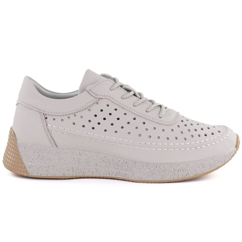 Women's leather openwork shoes gray Sergio Leone SP013 To be categorized Your Sports Performance