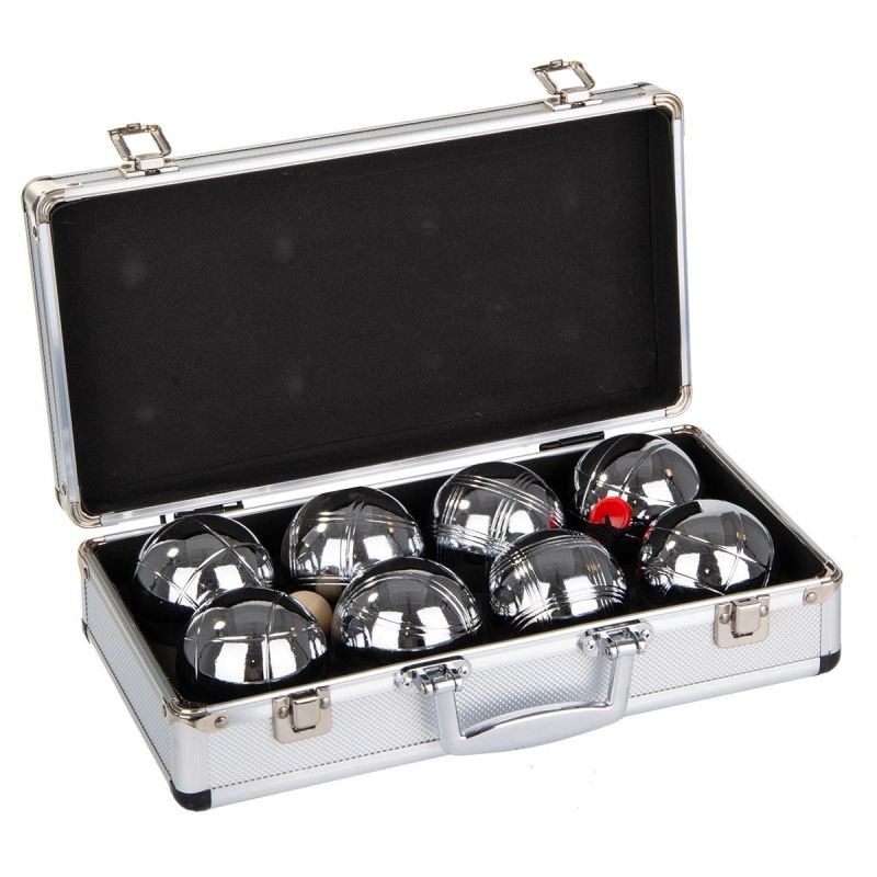 8-PIECE PETANQUE BALLS - BOULE PETANQUE ALUMINUM SUITCASE ENERO Accessories Your Sports Performance