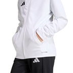 adidas Entrada 26 Track kids' sweatshirt white JZ6605