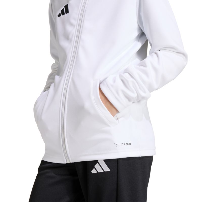 adidas Entrada 26 Track kids' sweatshirt white JZ6605
