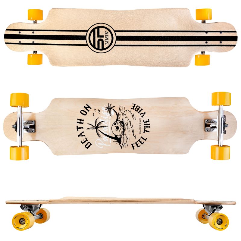 Spokey Longbay 9506999000 Longboard Skateboard Accessories/Skating Your Sports Performance